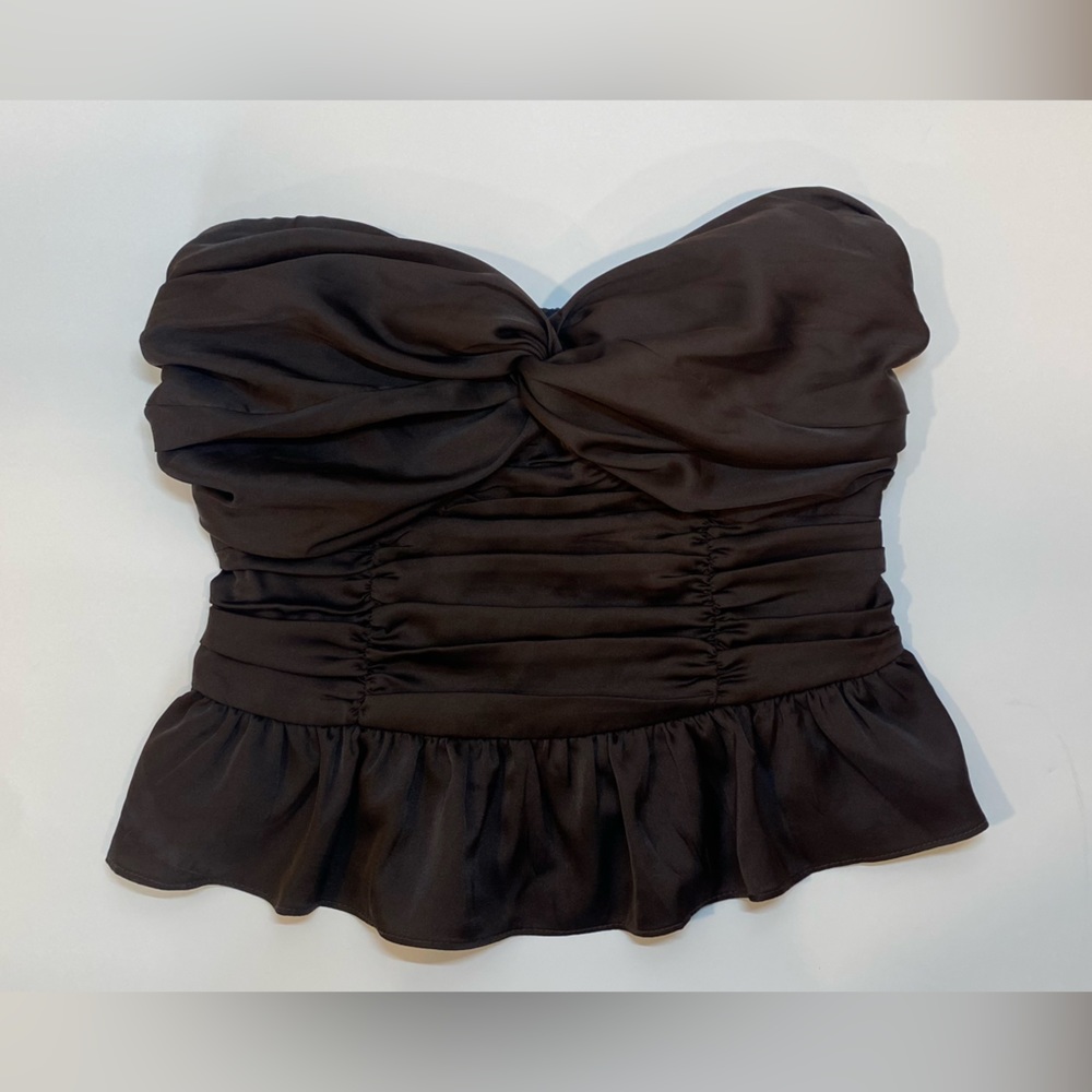 Brown tube top